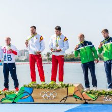 Dar vienas medalis Lietuvai: A. Lankas ir E. Ramanauskas iškovojo bronzą
