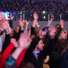 Iškilmingai atidaryta nauja Jonavos sporto arena