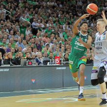 LKL finalas: „Žalgiris“ įveikė „Lietuvos rytą“ ir serijoje pirmauja 2:1