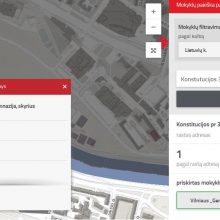 Registracija į mokyklas – be eilių ir su interaktyviuoju žemėlapiu
