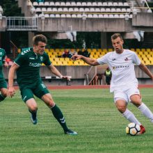 „Kauno Žalgirio“ futbolininkai neprilygo šalies čempionams