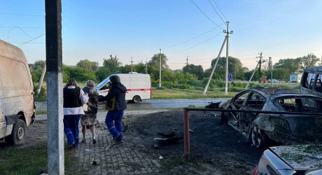 Gubernatorius: prie Ukrainos esančiame Rusijos mieste per apšaudymą sužeisti 8 žmonės