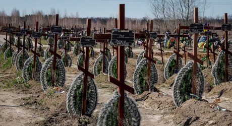 Praėjus metams Ukraina prisimena Bučos aukas