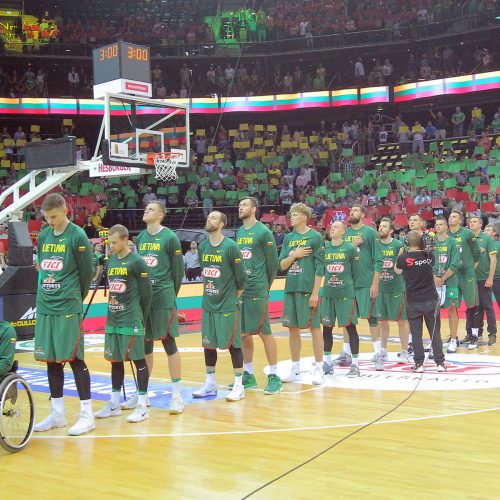 Krepšinio kontrolinės: Lietuva – Prancūzija 96:71  © Evaldo Šemioto nuotr.