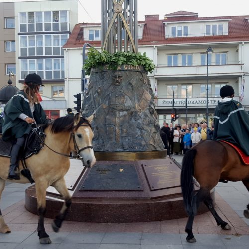 Telšiai minėjo Durbės mūšio pergalės dieną  © Telšių kultūros centro nuotr.