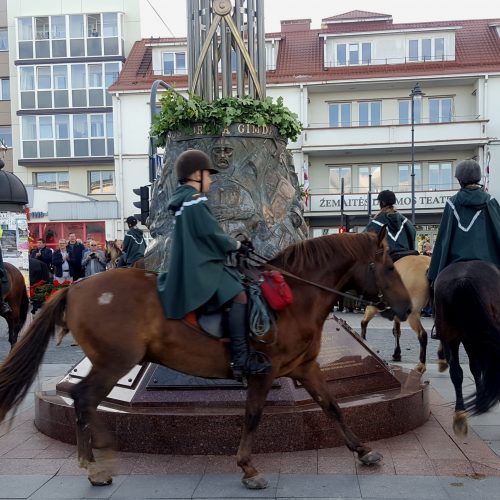 Telšiai minėjo Durbės mūšio pergalės dieną  © Telšių kultūros centro nuotr.