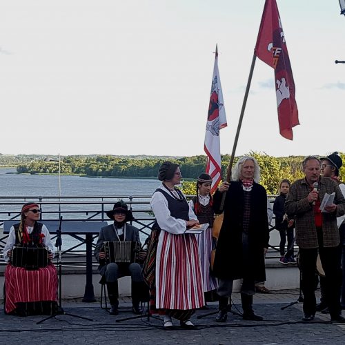 Telšiai minėjo Durbės mūšio pergalės dieną  © Telšių kultūros centro nuotr.