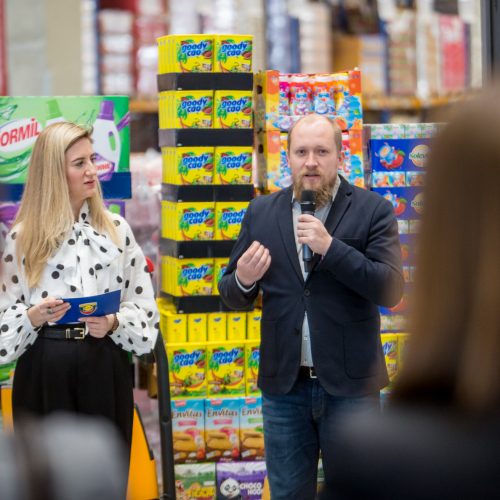 „Lidl“ ir jos pirkėjų parama vaikų dienos centrams   © Vilmanto Raupelio nuotr.