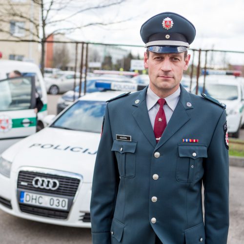 Kauno policijos motociklų reidas  © Vilmanto Raupelio nuotr.