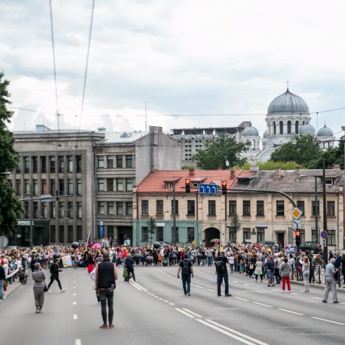 Netikėtumų festivalyje šturmuotas Parodos kalnas  © Vilmanto Raupelio nuotr.