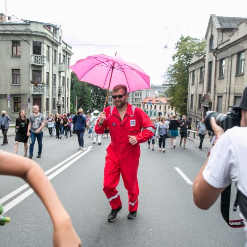 Netikėtumų festivalyje šturmuotas Parodos kalnas  © Vilmanto Raupelio nuotr.