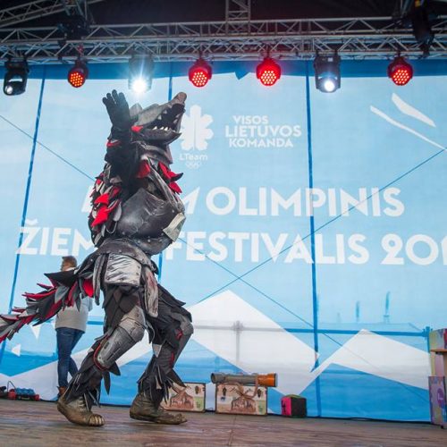 Talismanų varžybos „LTeam olimpiniame žiemos festivalyje“  © Roko Lukoševičiaus nuotr.