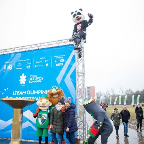 Talismanų varžybos „LTeam olimpiniame žiemos festivalyje“  © Roko Lukoševičiaus nuotr.