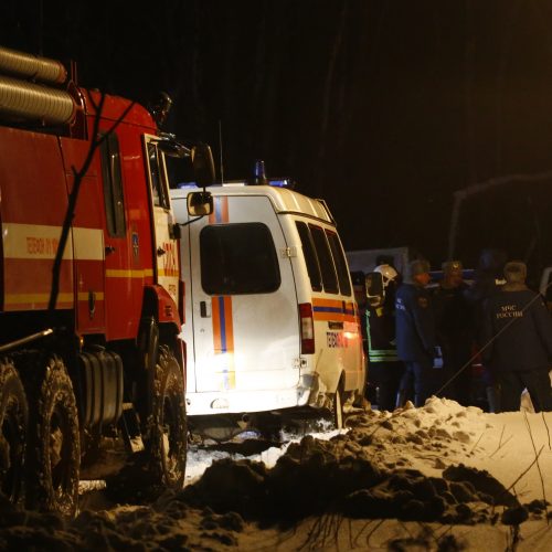 Pamaskvėje sudužo keleivinis lėktuvas  © Scanpix nuotr.