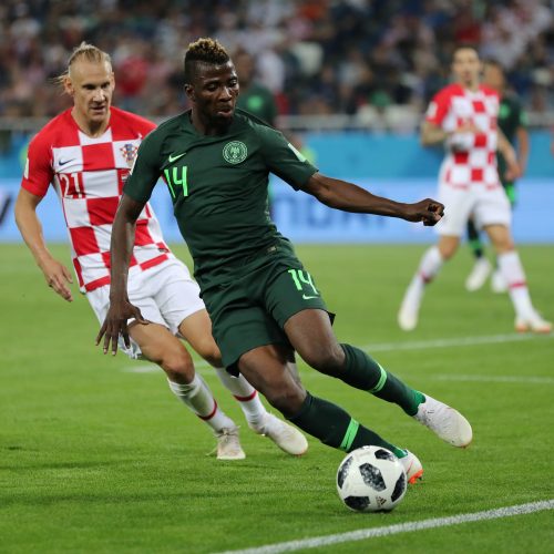 Kroatijos futbolininkai nugalėjo Nigeriją  © Scanpix nuotr.