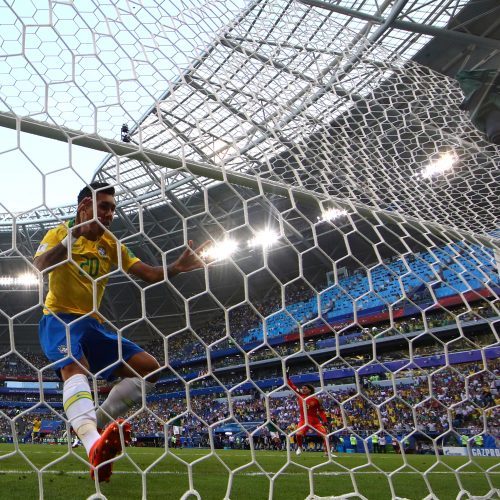 Pasaulio futbolo čempionato aštuntfinalis: Brazilija – Meksika  © Scanpix nuotr.