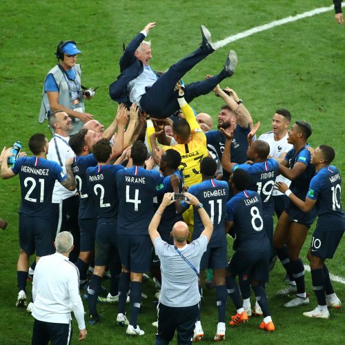 Pasaulio futbolo čempionato finalas: Prancūzija – Kroatija  © Scanpix nuotr.