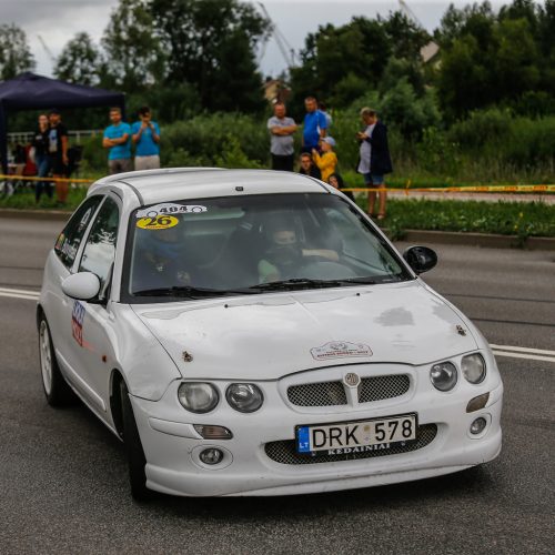 Automobilių slalomo varžybos Klaipėdoje  © Vytauto Petriko nuotr.