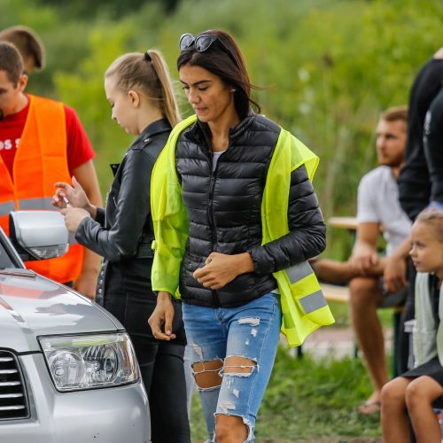 Automobilių slalomo varžybos Klaipėdoje  © Vytauto Petriko nuotr.