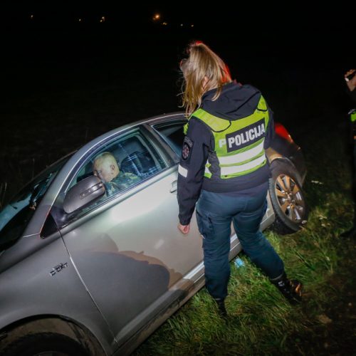 Girto vairuotojo nuotykiai pakeliui iš žvejybos  © Vytauto Petriko nuotr.