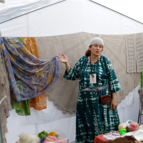 Festivalis „Lauksnos“ amatų miestelis  © Vytauto Petriko nuotr.