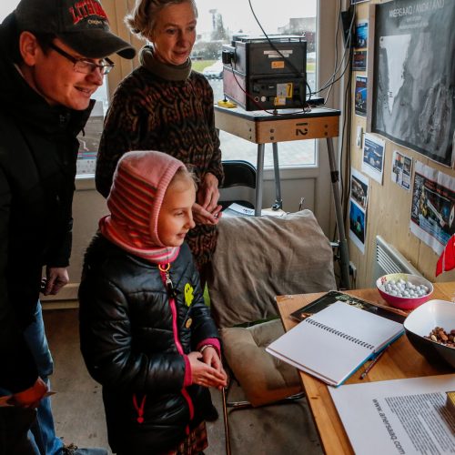 „Muzė veža“ kūrybinės dirbtuvės autobusuose  © Vytauto Petriko nuotr.