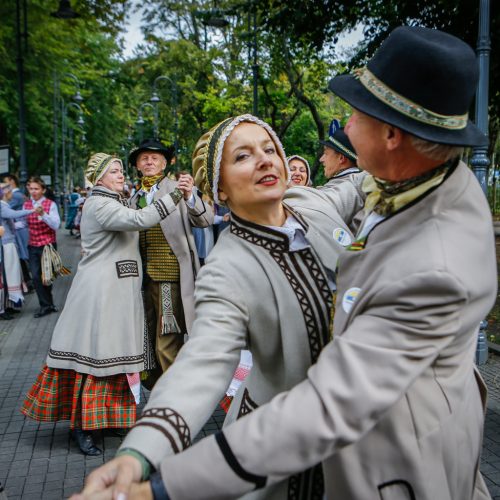 Palanga pražydo ir suskambo tarptautiniu folkloro festivaliu  © Vytauto Petriko nuotr.