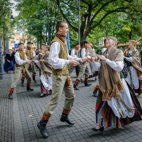 Palanga pražydo ir suskambo tarptautiniu folkloro festivaliu  © Vytauto Petriko nuotr.