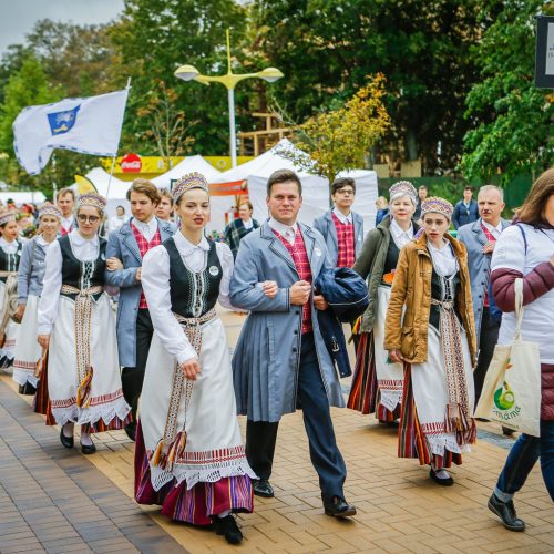 Palanga pražydo ir suskambo tarptautiniu folkloro festivaliu  © Vytauto Petriko nuotr.