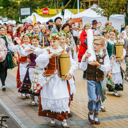 Palanga pražydo ir suskambo tarptautiniu folkloro festivaliu  © Vytauto Petriko nuotr.