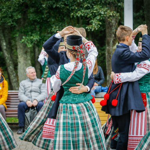 Palanga pražydo ir suskambo tarptautiniu folkloro festivaliu  © Vytauto Petriko nuotr.