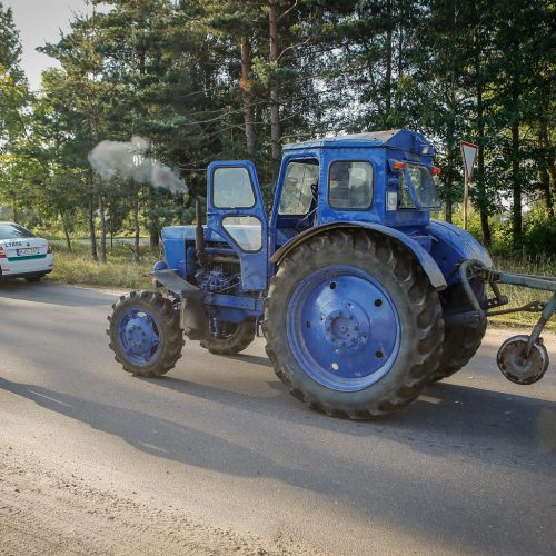 Policijos reidas Klaipėdos rajone 2019.08.24  © Vytauto Petriko nuotr.