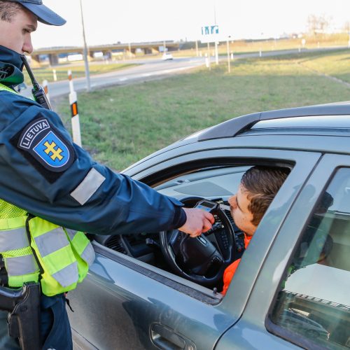 Policijos reidas 2019.04.19  © Vytauto Petriko nuotr.