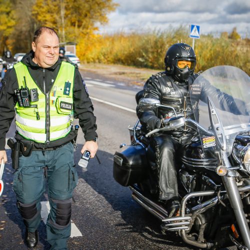 Policijos reidas Klaipėdoje 2019.10.19  © Vytauto Petriko nuotr.