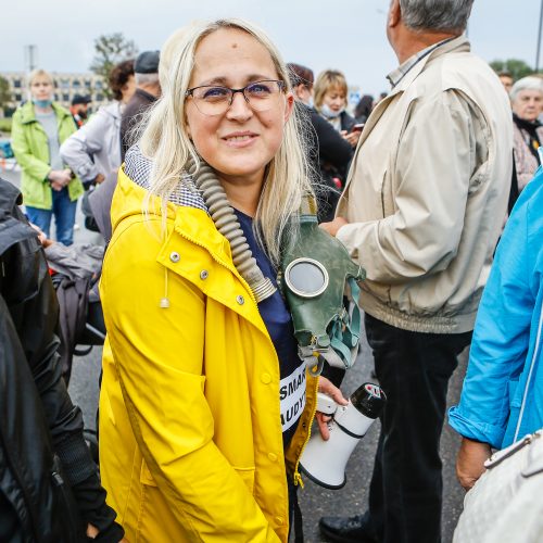 Protestas „Smarvei ne“  © Vytauto Petriko nuotr.