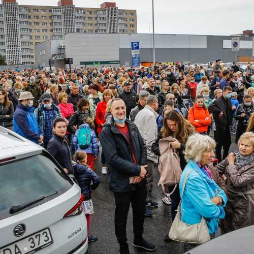 Protestas „Smarvei ne“  © Vytauto Petriko nuotr.