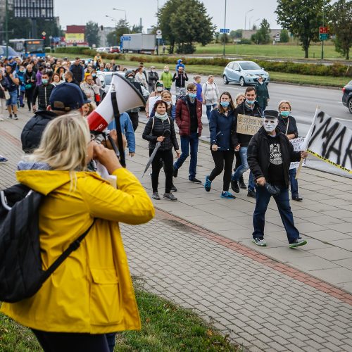 Protestas „Smarvei ne“  © Vytauto Petriko nuotr.