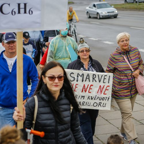 Protestas „Smarvei ne“  © Vytauto Petriko nuotr.