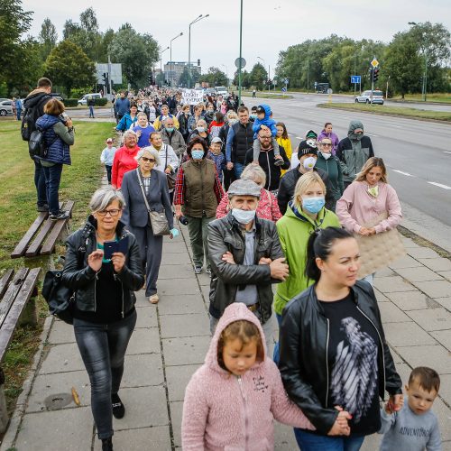 Protestas „Smarvei ne“  © Vytauto Petriko nuotr.