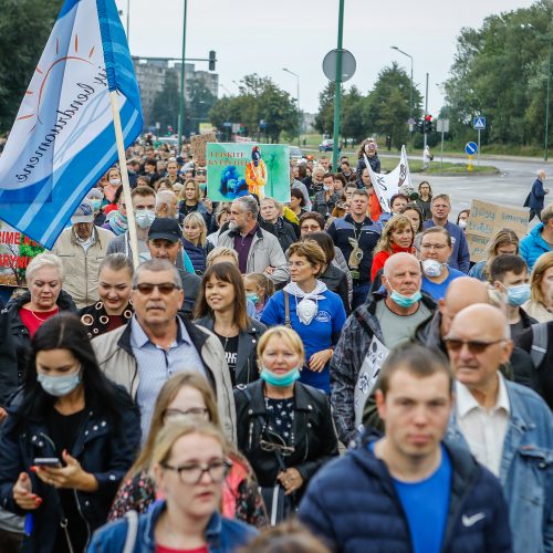 Protestas „Smarvei ne“  © Vytauto Petriko nuotr.