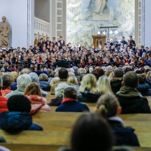 XX Lietuvos aukštųjų mokyklų studentų chorų festivalio baigiamasis koncertas  © Vytauto Petriko nuotr.