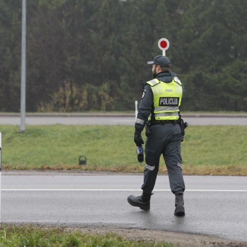 Policijos reidai Klaipėdoje  © Vytauto Liaudanskio nuotr.