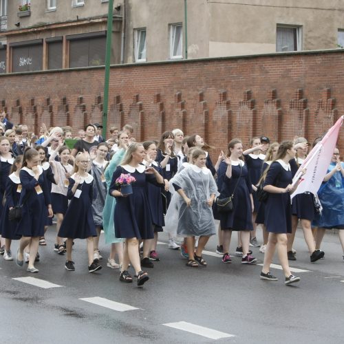 Chorų dalyvių eisena Klaipėdoje  © Vytauto Liaudanskio nuotr.