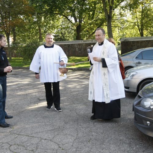 Automobilių šventinimas Klaipėdoje  © Vytauto Liaudanskio nuotr.