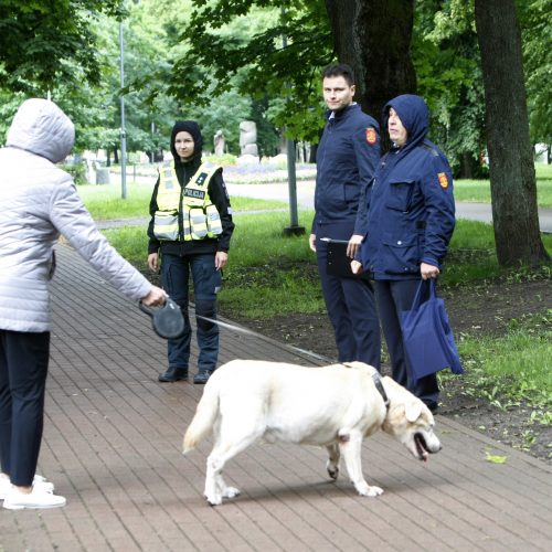  Klaipėdoje – prevencinė akcija keturkojų augintojams  © Vytauto Liaudanskio nuotr.