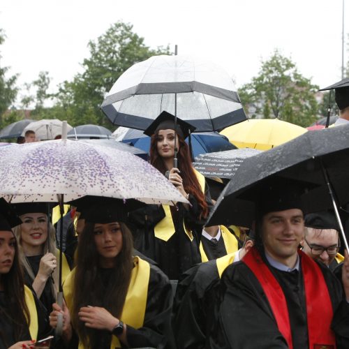 Diplomų įteikimas Klaipėdos universitete  © Vytauto Liaudanskio nuotr.