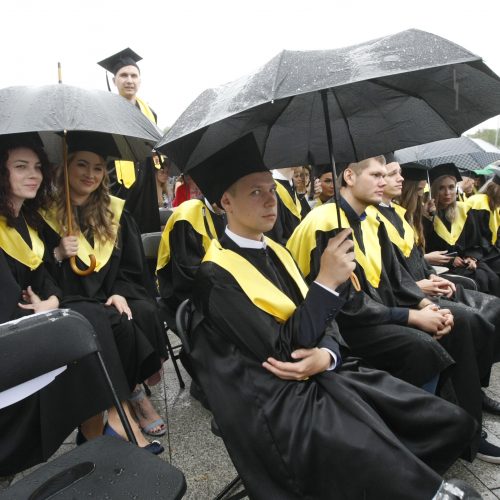 Diplomų įteikimas Klaipėdos universitete  © Vytauto Liaudanskio nuotr.