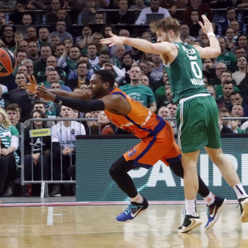 Eurolyga: Žalgiris - Valencia 82:86  © Laimučio Brundzos nuotr.