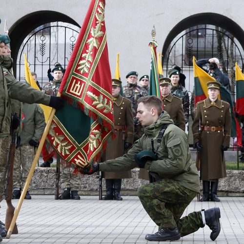 Kauniečiai švenčia Vasario 16-ąją   © Laimučio Brundzos, Kauno miesto savivaldybės nuotr.