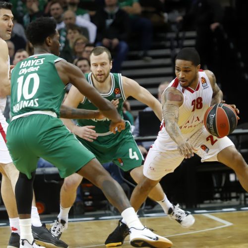 Eurolyga: „Žalgiris“ – „Olimpia“ 105:97  © Evaldo Šemioto ir Laimučio Brundzos nuotr.